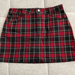 Forever 21 mini skirt plaid
